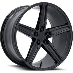 Topline Wheels - V09 Spry Satin Black Wheel 20x9 /5x4.5 /+40 Offset
