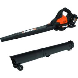 Worx 40V 4.0Ah Cordless Leaf Blower/Vac/Mulcher Power Share WG583 (Batteries & Charger Included)