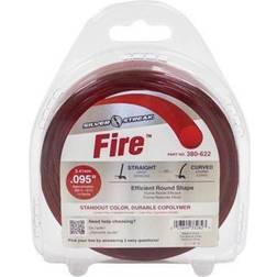 STENS 0.095 in. x 285 ft. Silver Streak Fire Trimmer Line, 1 lb. Donut, Red