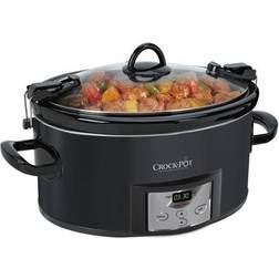 Crock-Pot 7.0-Quart Cook & Carry™ Slow Cooker, Programmable, Black