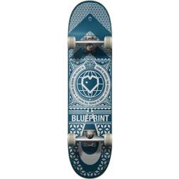 Blueprint Home Heart Komplet Skateboard Sort/Hvid 8"