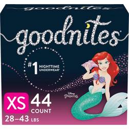 Goodnights Girls Nighttime Bedwetting Underwear Size XS 13-20kg 44pcs