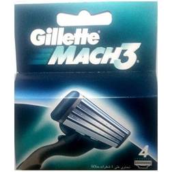 Gillette Mach 3 Razor Refill Cartridges 4 Count