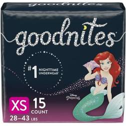Goodnites Overnight Underwear for Girls, XS (28-43 lb. 15ct, FSA/HSA-Eligible