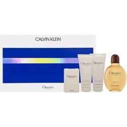 Calvin Klein Obsession for Men 4 Piece Gift Set Standard Eau De Toilette for