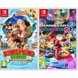 Mario Kart 8 Deluxe and Donkey Kong Video Games for (Switch)