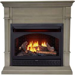 ProCom Dual Fuel Vent Free Gas Fireplace System, 26000 BTU, T-Stat Control, Slate Gray