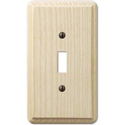 Amerelle Contemporary 1-Toggle Unfinished Ash Wall plate