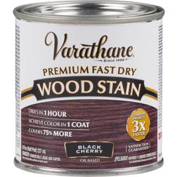 Varathane 262028 Premium Fast Dry Wood Stain, Half Pint Black