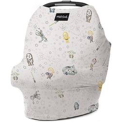 Milk Snob Multi-Use Star Wars Little Galaxy Car Seat Cover In Ivory Ivory