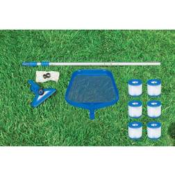 Intex Cleaning Maintenance Swimming Pool Kit with Vacuum, Pole and Filters