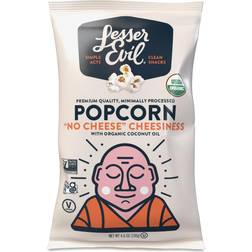 LesserEvil Organic Popcorn No Cheese Cheesiness 8.1oz 1