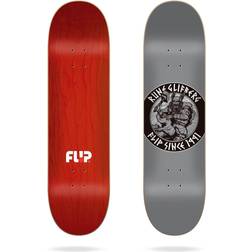 Flip Skateboard Deck 8.25 x 31.85 Glifberg Thor Grey Grå 8.25" Unisex Adult, Kids, Newborn, Toddler, Infant