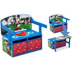 Delta Children Disney Mickey Mouse 2-in-1 Activity Bench and Desk - Greenguard Gold Certified