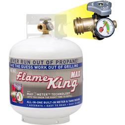 Flame King 20-lb. Empty Propane Cylinder with OPD and Built-in Gauge