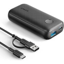 Anker Portable Charger, 10000mAh Power Bank with USB-C Power Delivery (25W) PowerCore 10000 Redux for iPhone 13/12/11 Mini/Pro/Pro Max/XR/XS