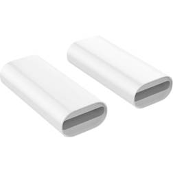 moko compatible charging adapter replacement for apple pencil/all-new apple pencil, 2-pack portable charging cable connector fe