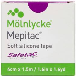 Mölnlycke Health Care Mepitac fikseringstape Safetac 4cm