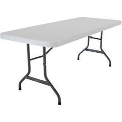 Lifetime 6 ft White Granite Plastic Folding Table 22901