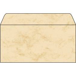 Sigel DL 110 x 220mm Envelopes Marble Beige (50 Pieces)