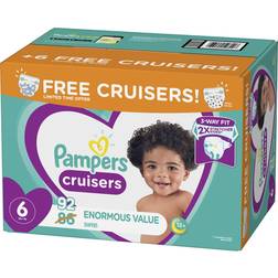 Pampers Cruisers Diapers Enormous Pack Size 6 86ct