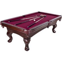 Hathaway Augusta Collection BG2527 8-ft Pool Table With Burgundy Felt