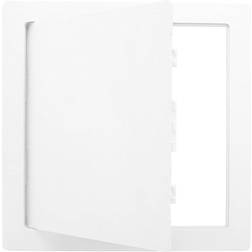 Morvat 12 in. x 12 in. White Plastic Drywall Access Panel, Whites