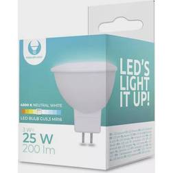 Forever LED-Lampa GU5,3 MR16 3W 12V 4500K 240lm