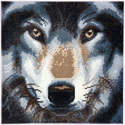 Crystal Art Kits Canvas 30x30cm Wolf Bild