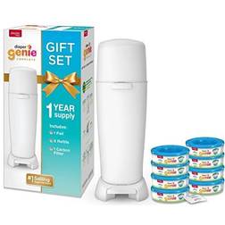Playtex Baby Diaper Genie Complete Gift Set (1 Pail 8 Refills 8 Carbon Filters)