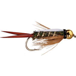 White River Fly ShopsÂ Bead-Head Prince Nymph Flies 14 Natural Peacock 6 Pack