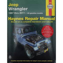Haynes 50030 Repair Manual Jeep Wrangler 4-cyl 6-cyl Gas Engine 2WD 4WD
