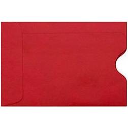 LUX Credit Card Sleeve (2 3/8 x 3 1/2) 250/Pack Ruby Red (LUX-1801-18-250)