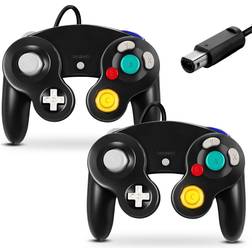Gamecube Controller Classic Wired Controller for Wii Nintendo Gamecube (Black-2Pack)