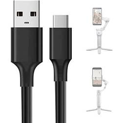 5FT USB C Gimbal Stabilizer Charger Cable for DJI OM5, OM4, OM4 SE, DJI OSMO Mobile 3, Ronin-SC, Ronin-S, RS 2, RSC 2, OSMO pocket 2, Action 2, FPV Remote Control, Phone Stabilizer Charging Power Cord