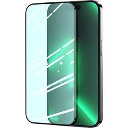 Joyroom iPhone 14 Pro Max Härdat glas Knight Green Transparent