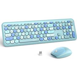 MOFII Wireless Keyboard and Mouse Combo Silent (English)