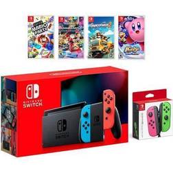 2022 New Nintendo Red/Blue Joy-Con Console Multiplayer Party