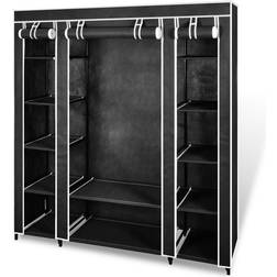 vidaXL Compartments and Rods Garderobe 150x176cm