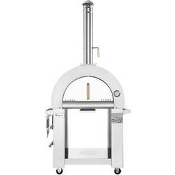 Empava 38.6 in. Wood Burning Pizza Steel, Silver