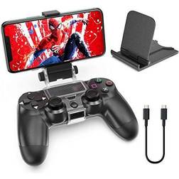 OIVO Controller Phone Mount Clip for Remote Play For PS4