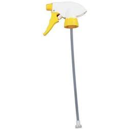 Impact 60192491 Chemical Resistant Trigger Sprayers, 9.88' Tube, Fits 32 oz Bottles, Yellow/White