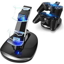 PS3 Controller Charger Stand for Sony Playstation 3 Controller Wireless Dualshock 3 Charging 2 Tier Docking Station Stand 2