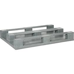 Multi-purpose plastic pallet, with steel insert, LxWxH 1200 x 800 x 150 mm, 10 items