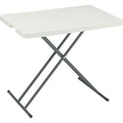 Iceberg IndestrucTables Too 1200 Series Personal Folding Table, Platinum/Gray Quill Platinum