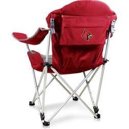 Picnic Time Louisville Cardinals Reclining Camp Chair, Red