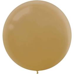 Amscan 24 in. Gold Latex Balloons (3-Pack)