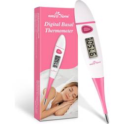 Easy@Home Basal Body Thermometer for Ovulation Prediction Premom App EBT-018 (Pink)