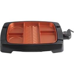 Brentwood Multi-Portion Electric Grill, 2-1/2"H Copper