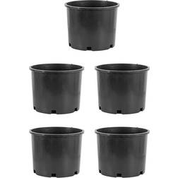 Hydrofarm Pro Cal 5 Gallon Premium Nursery Black Garden Pots